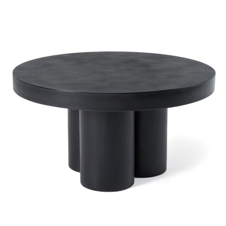 Bruni - Modern Black Concrete Coffee Table - image 3