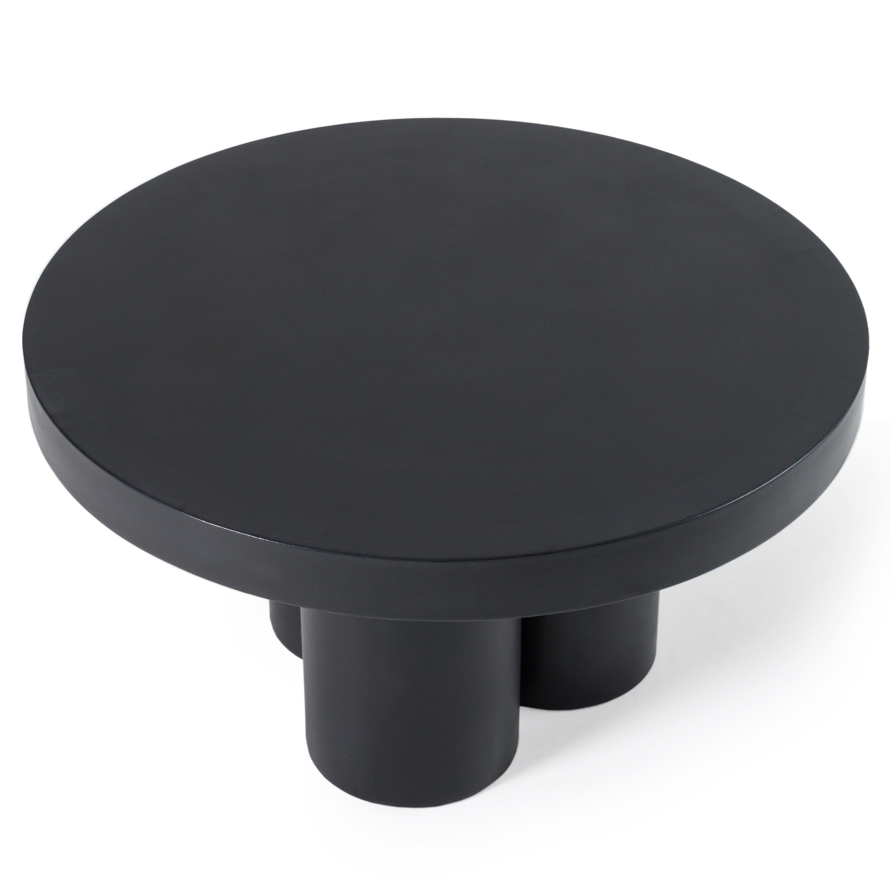 Bruni - Modern Black Concrete Coffee Table - image 4