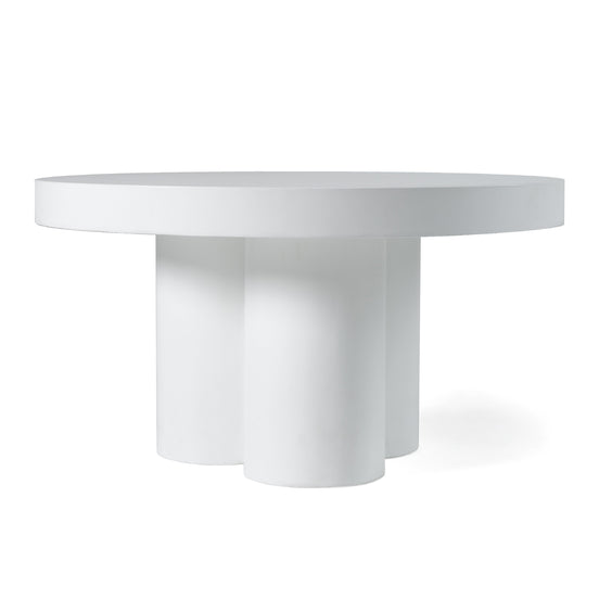 Bruni - Modern White Concrete Coffee Table - image 2