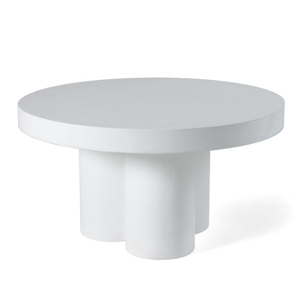 Bruni - Modern White Concrete Coffee Table - image 3