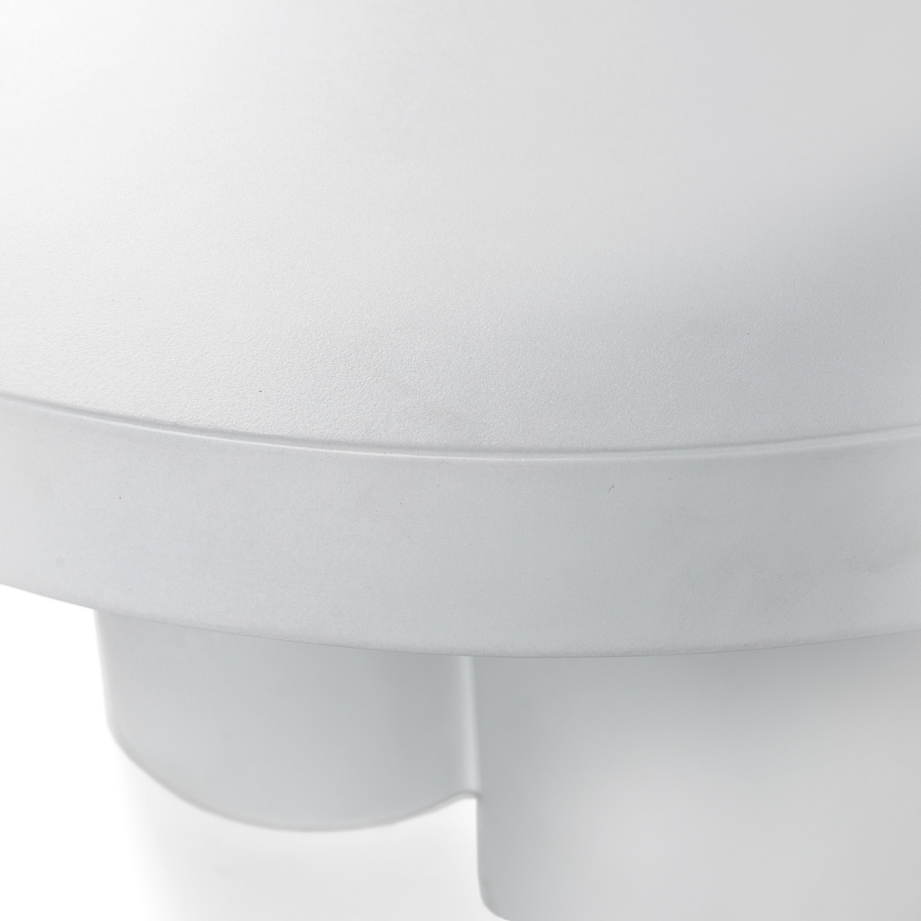 Bruni - Modern White Concrete Coffee Table - image 5