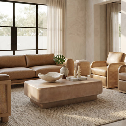 Bruno - Modern Mango Wood Rectangular Coffee Table - image 5