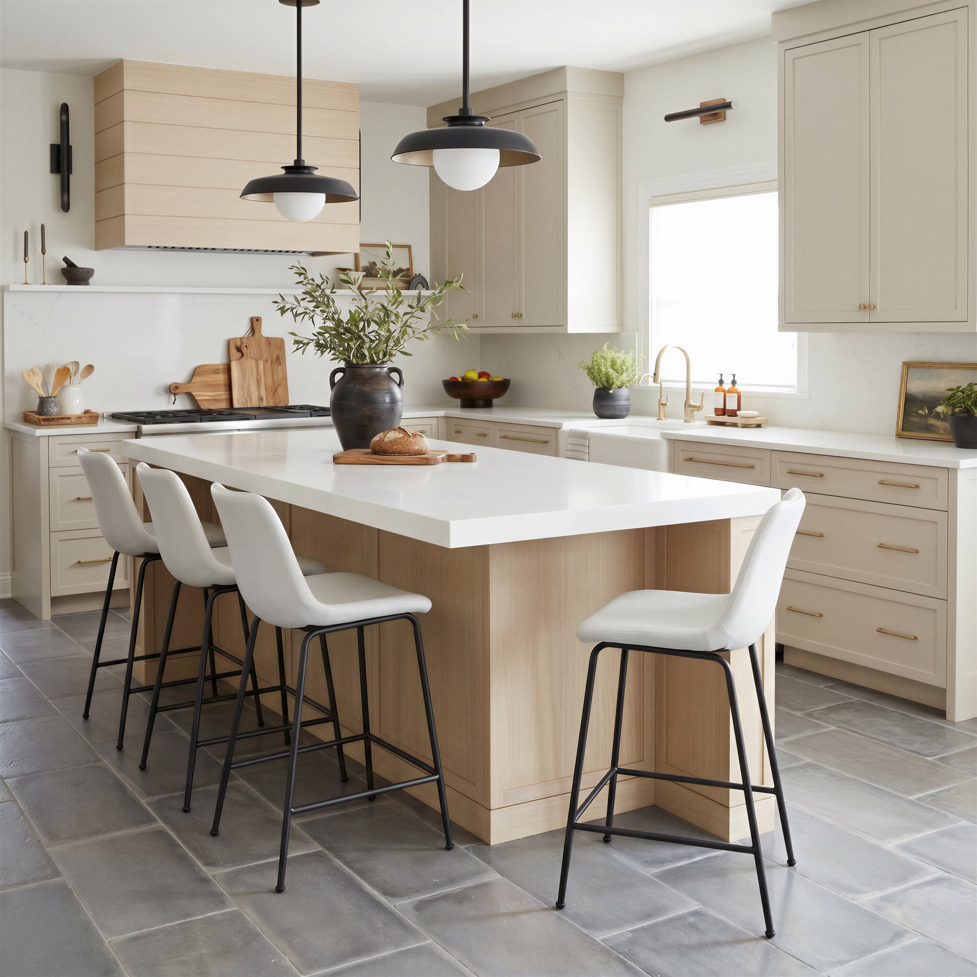 Byron Counter Stool White