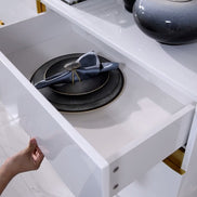 Aspen Modern White & Gold Buffet - image 4