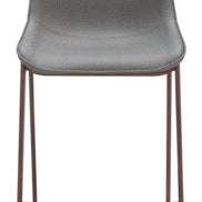 Magnus Counter Stool (Set of 2) Slate Gray & Walnut