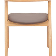 Peker Dining Chair (Set of 2) Brown & Natural