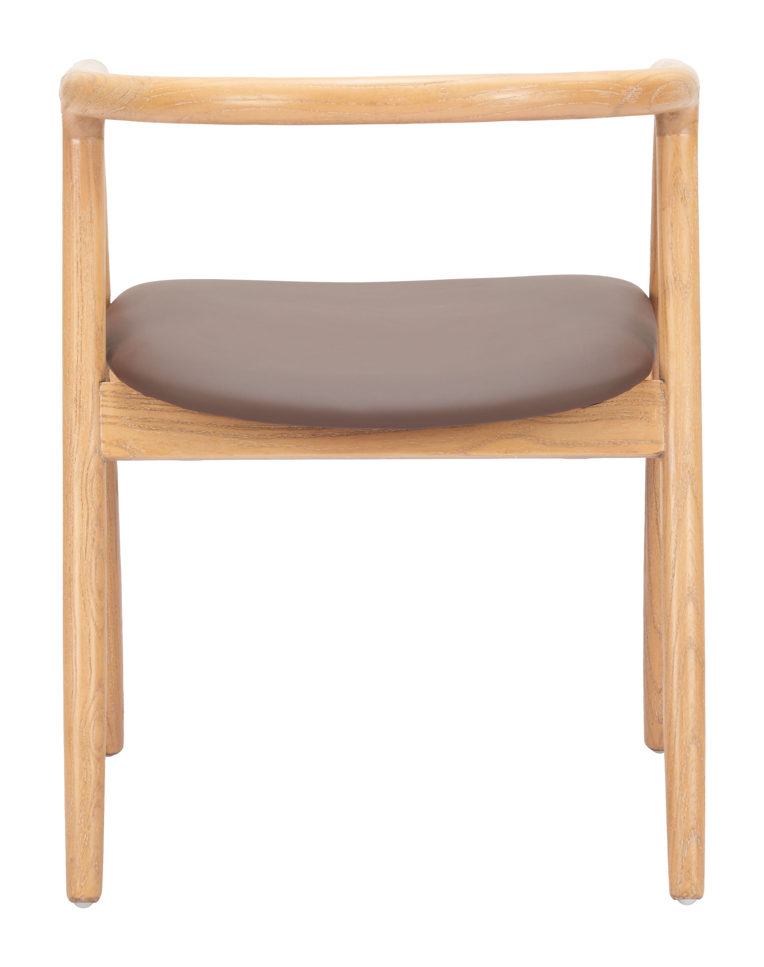 Peker Dining Chair (Set of 2) Brown & Natural