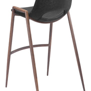 Desi Barstool (Set of 2) Black & Walnut