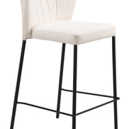 Linz Counter Stool (Set of 2) Cream