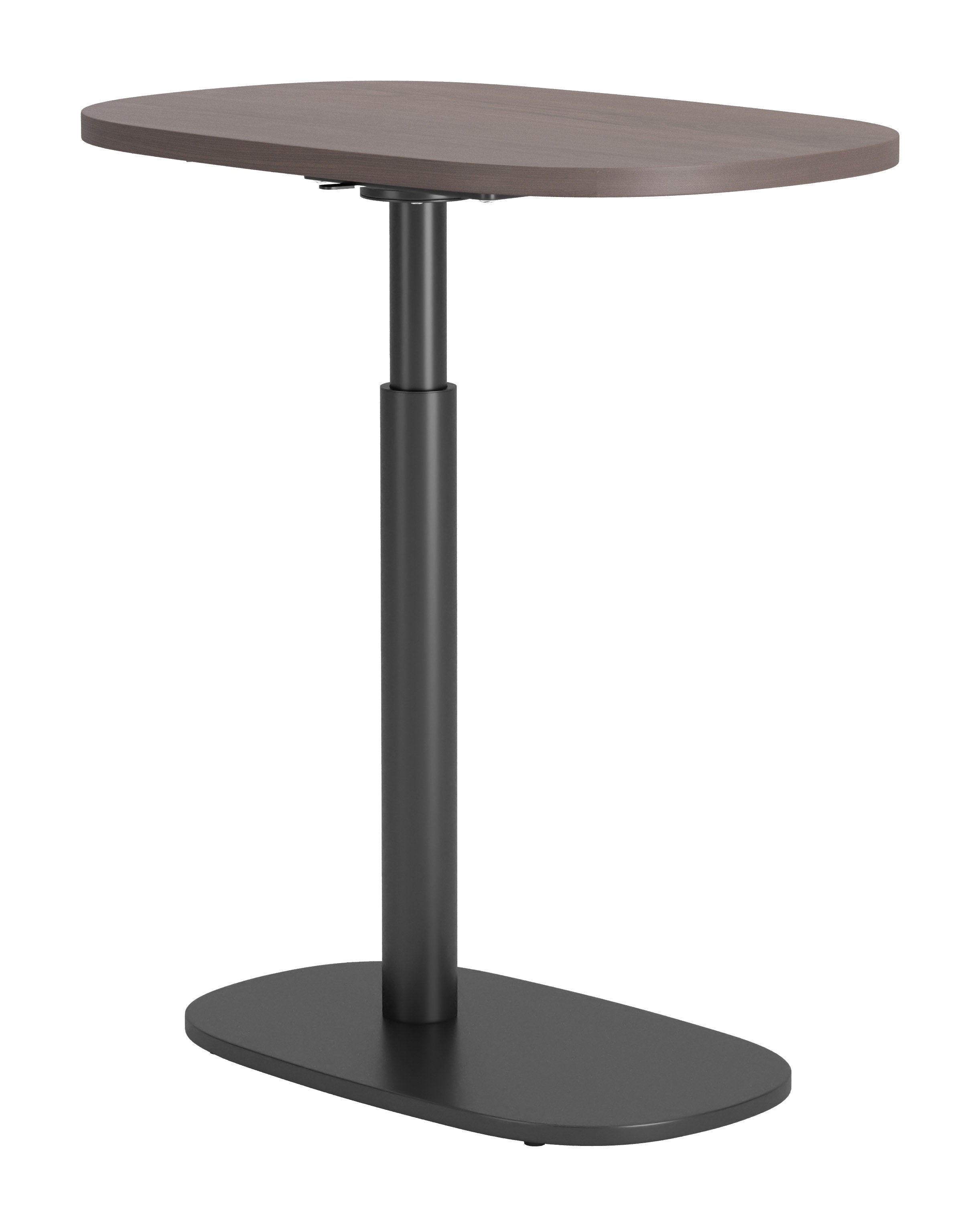 Buddy Adjustable Rotating Side Table Gray