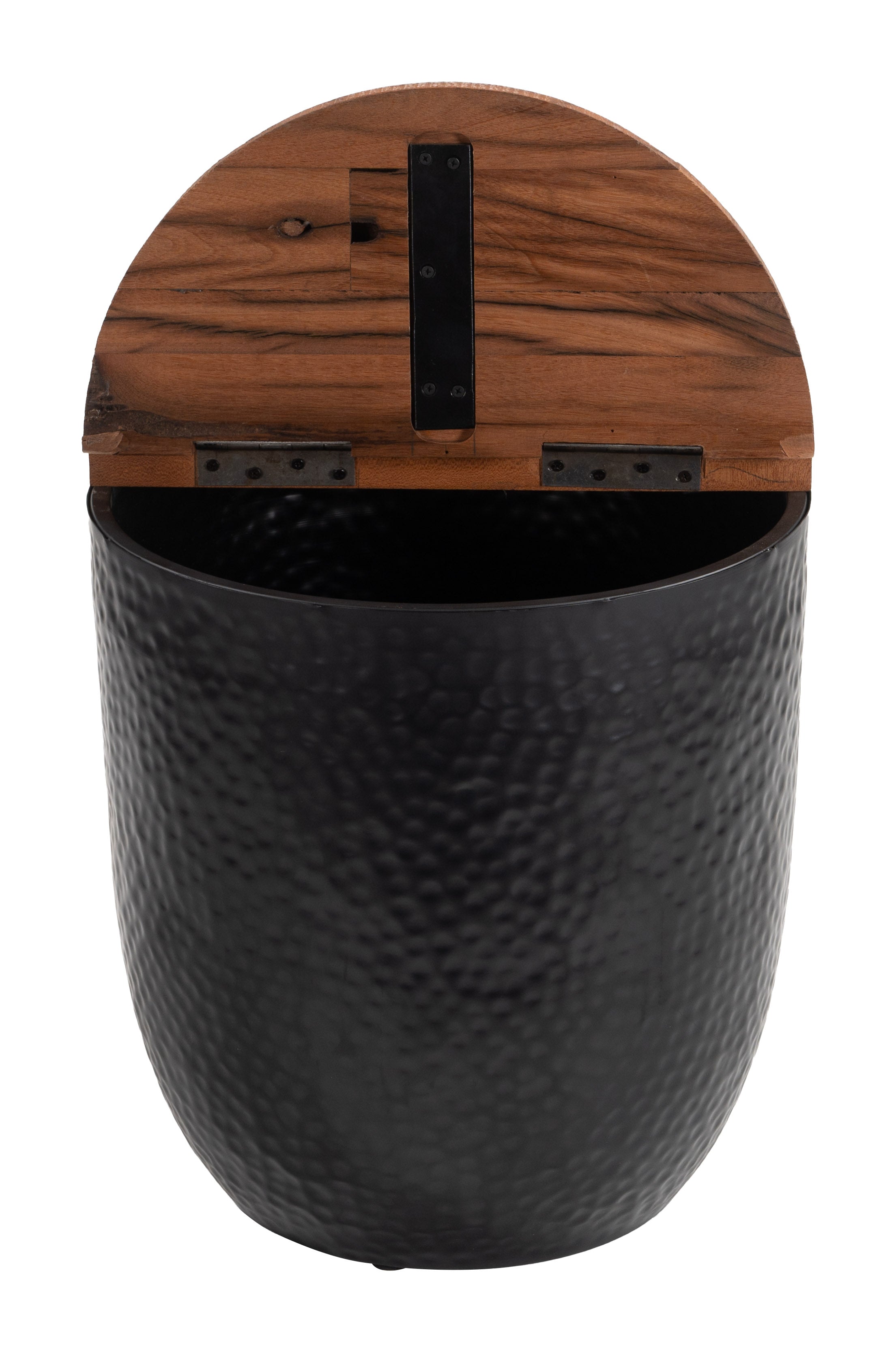 Duskan Storage Side Table Natural & Black
