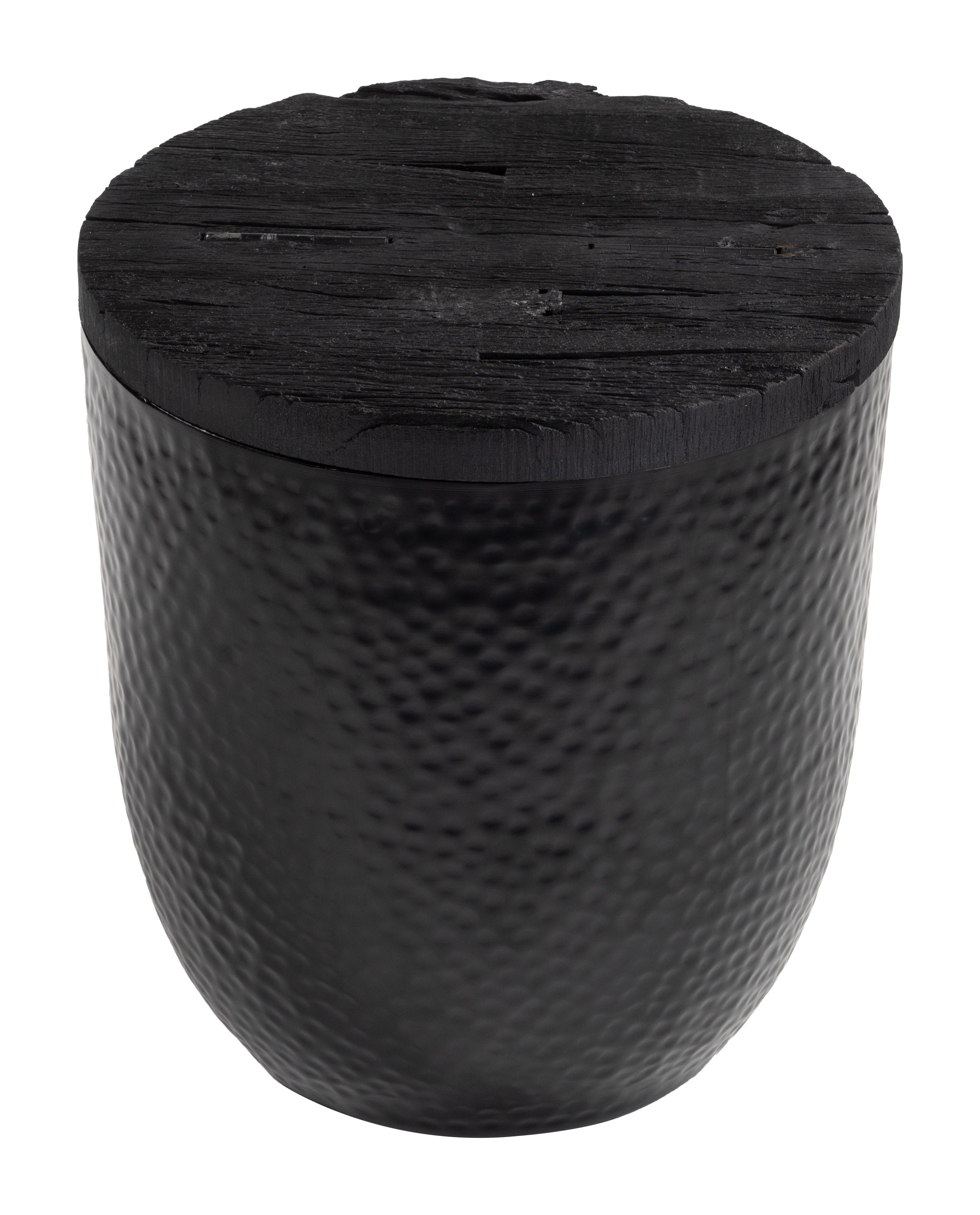 Duskan Storage Side Table Black