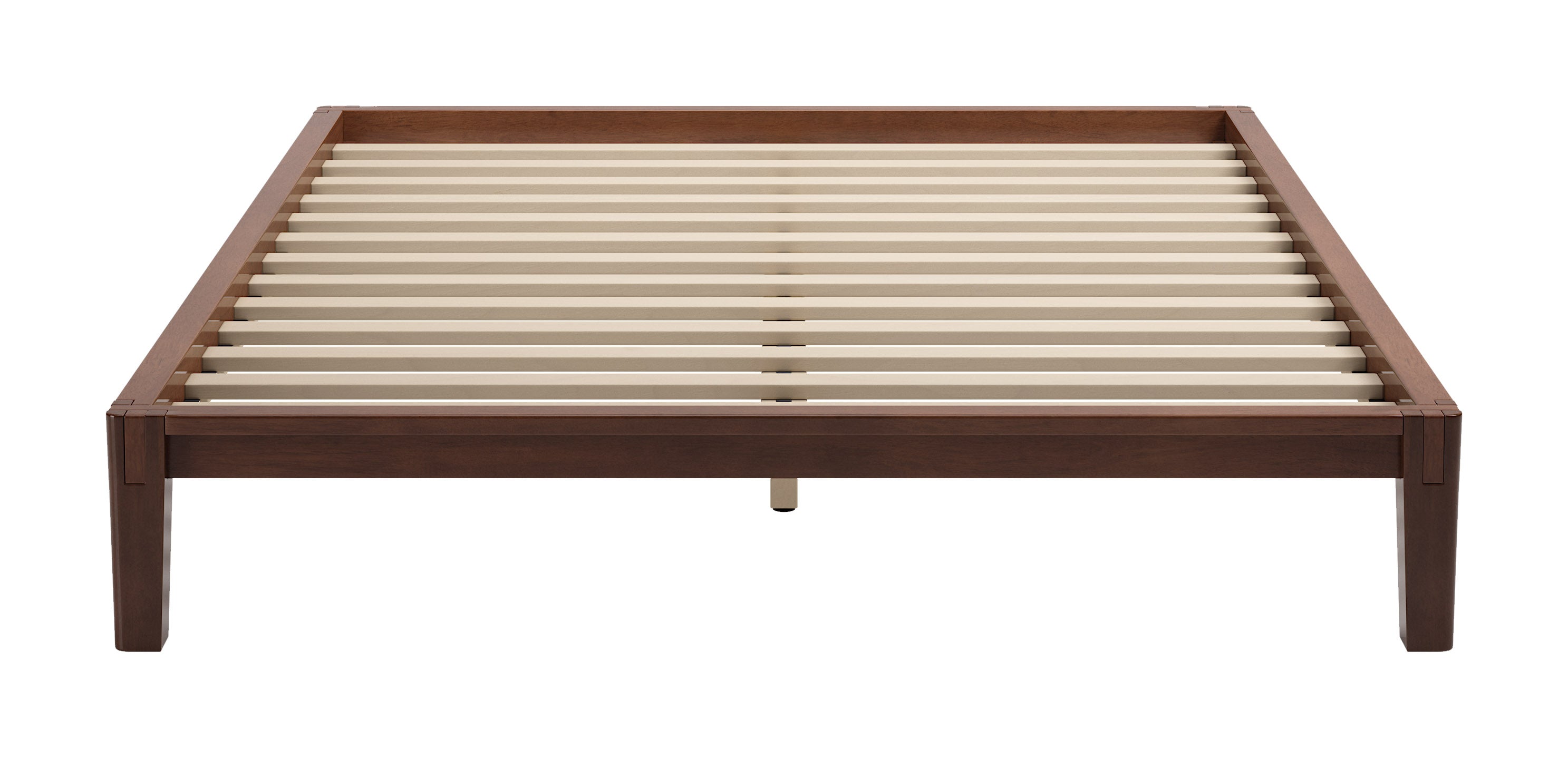 Luum Queen Platform Bed Frame Walnut