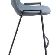 Desi Counter Stool (Set of 2) Azure Gray