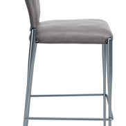 Freesia Barstool (Set of 2) Charcoal Gray