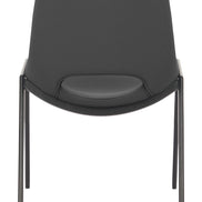 Desi Armless Dining Chair (Set of 2) Black