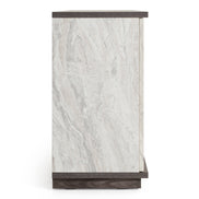 Cairo - Modern Grey Elm and White/Grey Marble Pattern Buffet - image 5