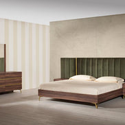 Calabria Modern Walnut Dresser