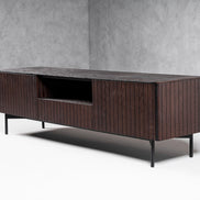 Calhoun - Modern Smoked Ash TV Stand