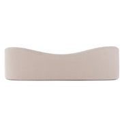 Calico - Contemporary Beige Pebble Fabric 3-Seat Sofa - image 3