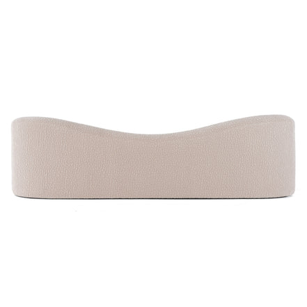 Calico - Contemporary Beige Pebble Fabric 3-Seat Sofa - image 3