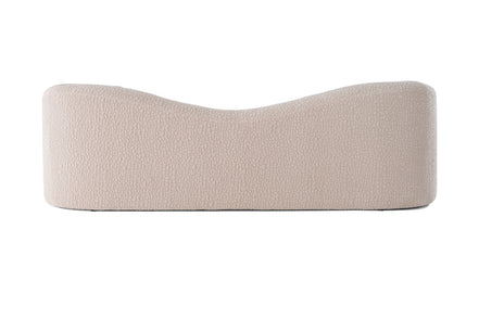 Calico - Contemporary Beige Pebble Fabric 4-Seat Sofa - image 3