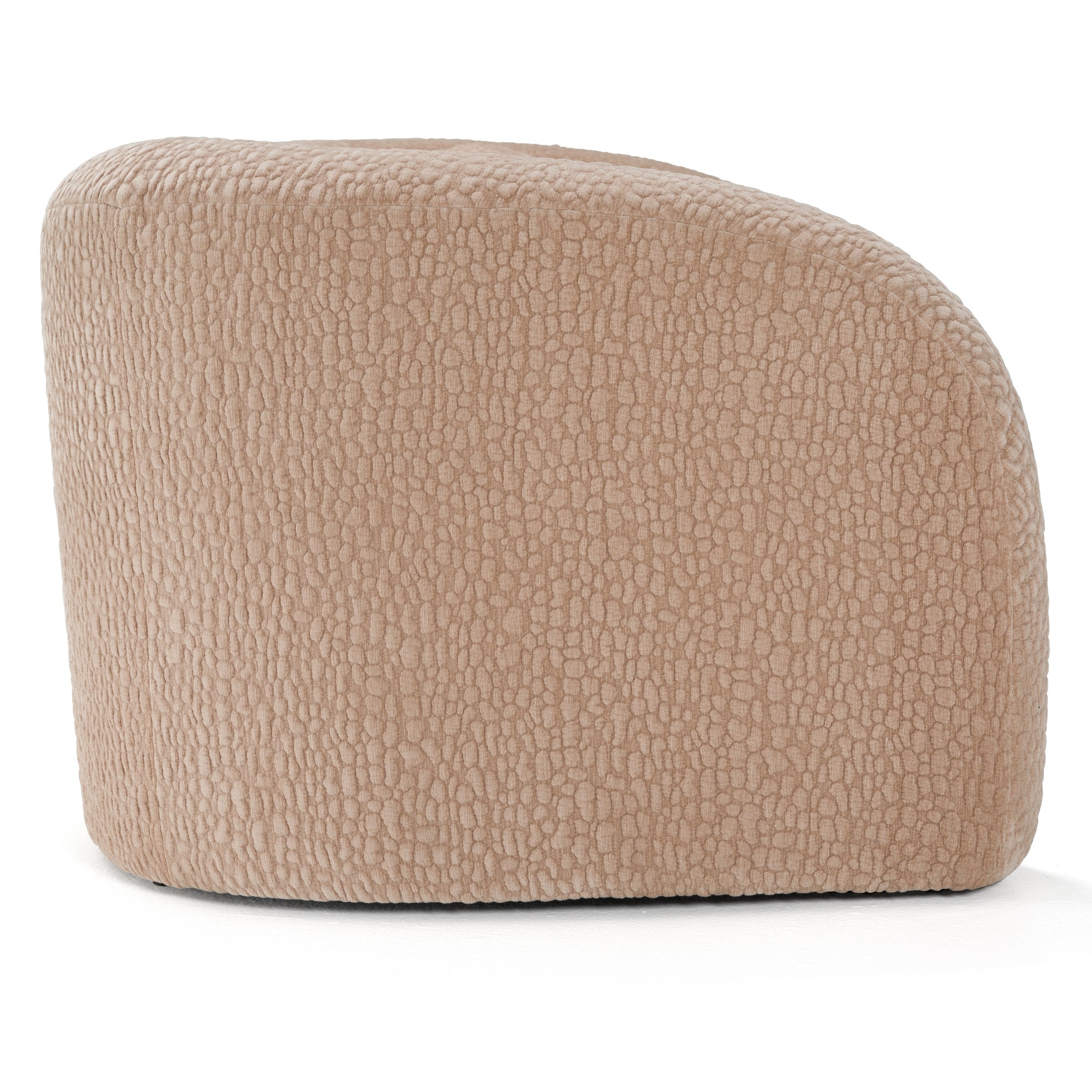 Calico - Contemporary Tan Fabric 3-Seat Sofa - image 2