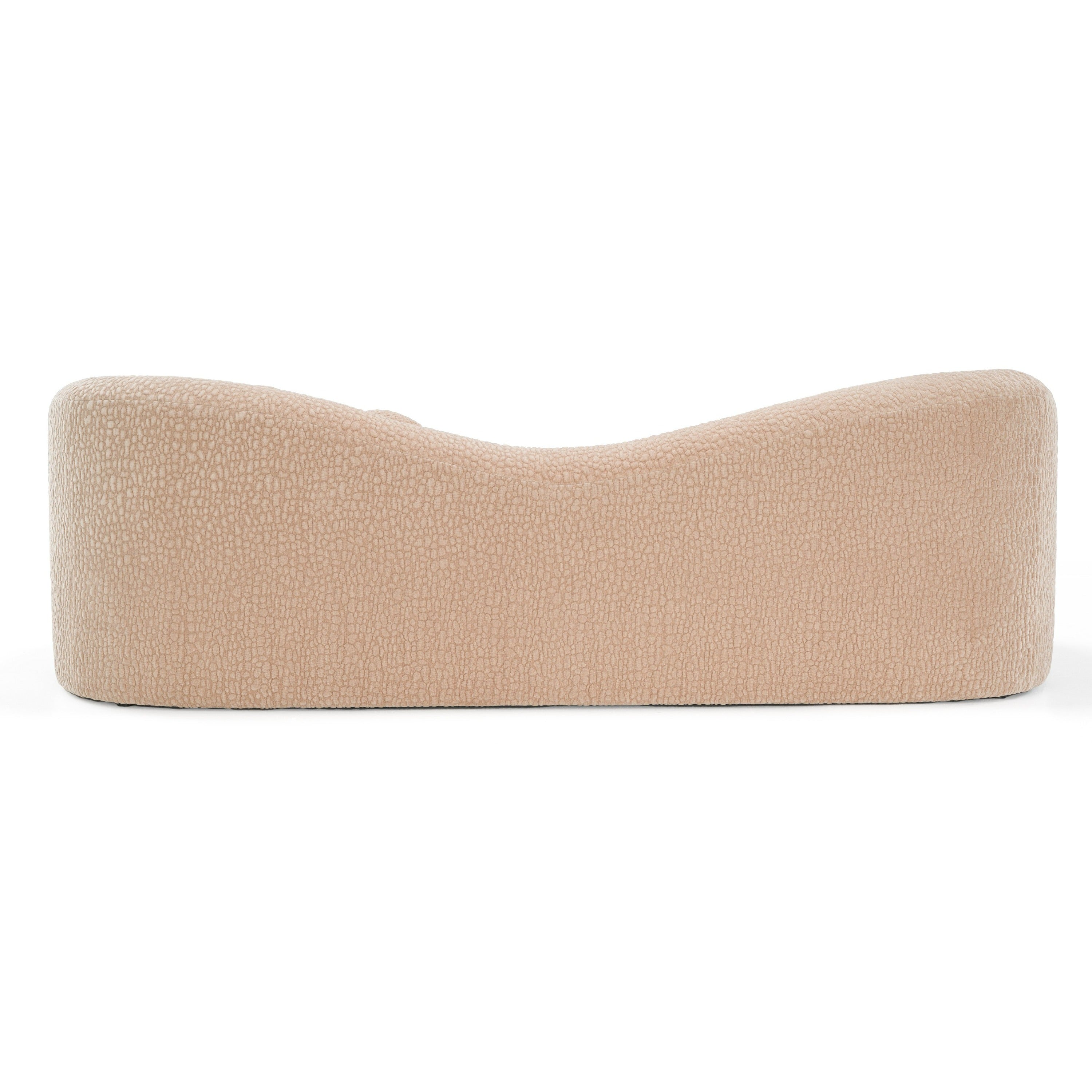 Calico - Contemporary Tan Fabric 3-Seat Sofa - image 5