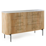 Cambridge White Marble & Mango Dresser - image 4