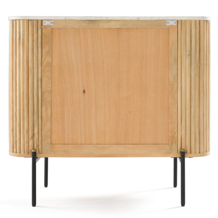 Cambridge White Marble & Mango 3 Drawer Dresser - image 5
