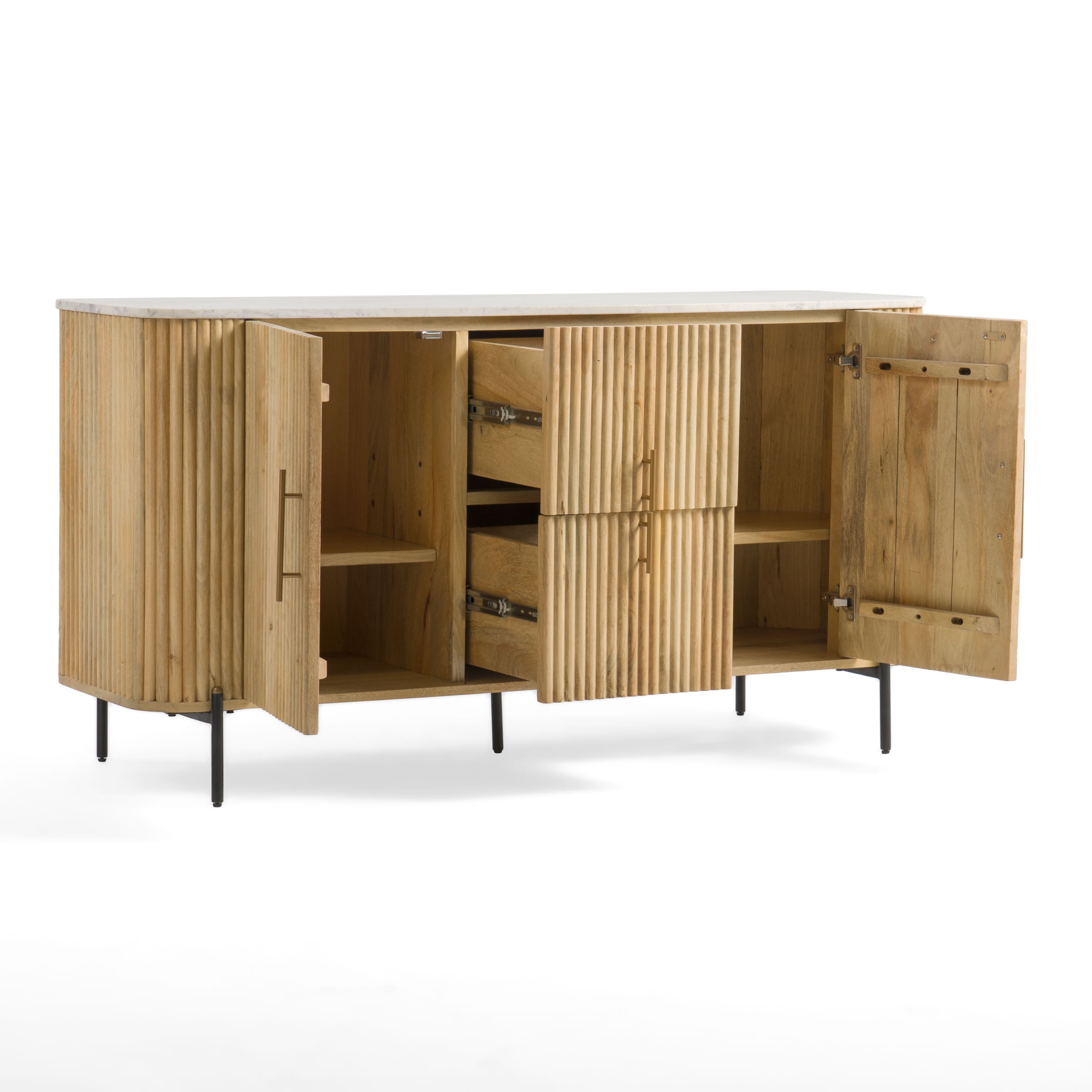 Cambridge White Marble & Mango Buffet - image 4