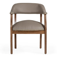 Canosa Modern Taupe Faux Leather Dining Chair - image 5