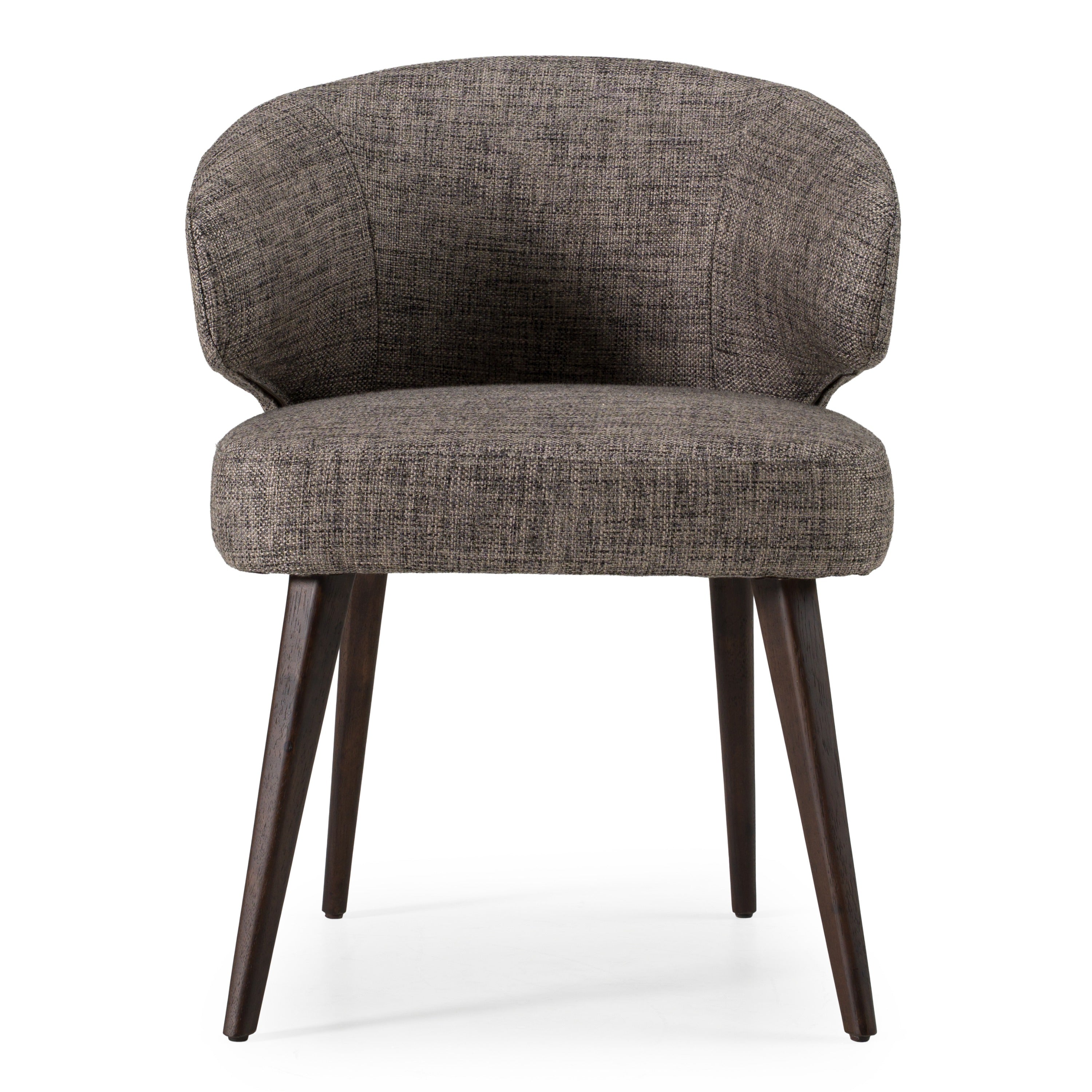 Carlton Modern Grey Fabric Dining Chair - image 3