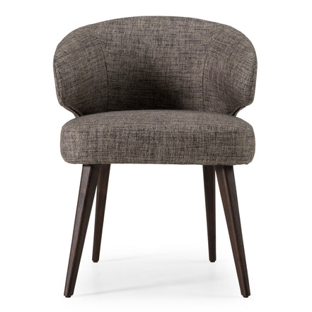 Carlton Modern Grey Fabric Dining Chair - image 3