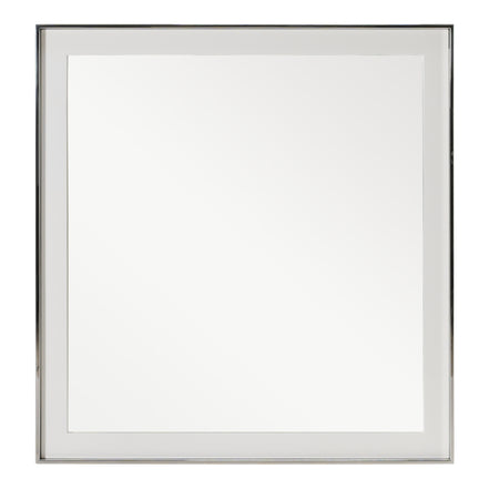 Cartier - Modern White & Stainless Steel Mirror - image 4