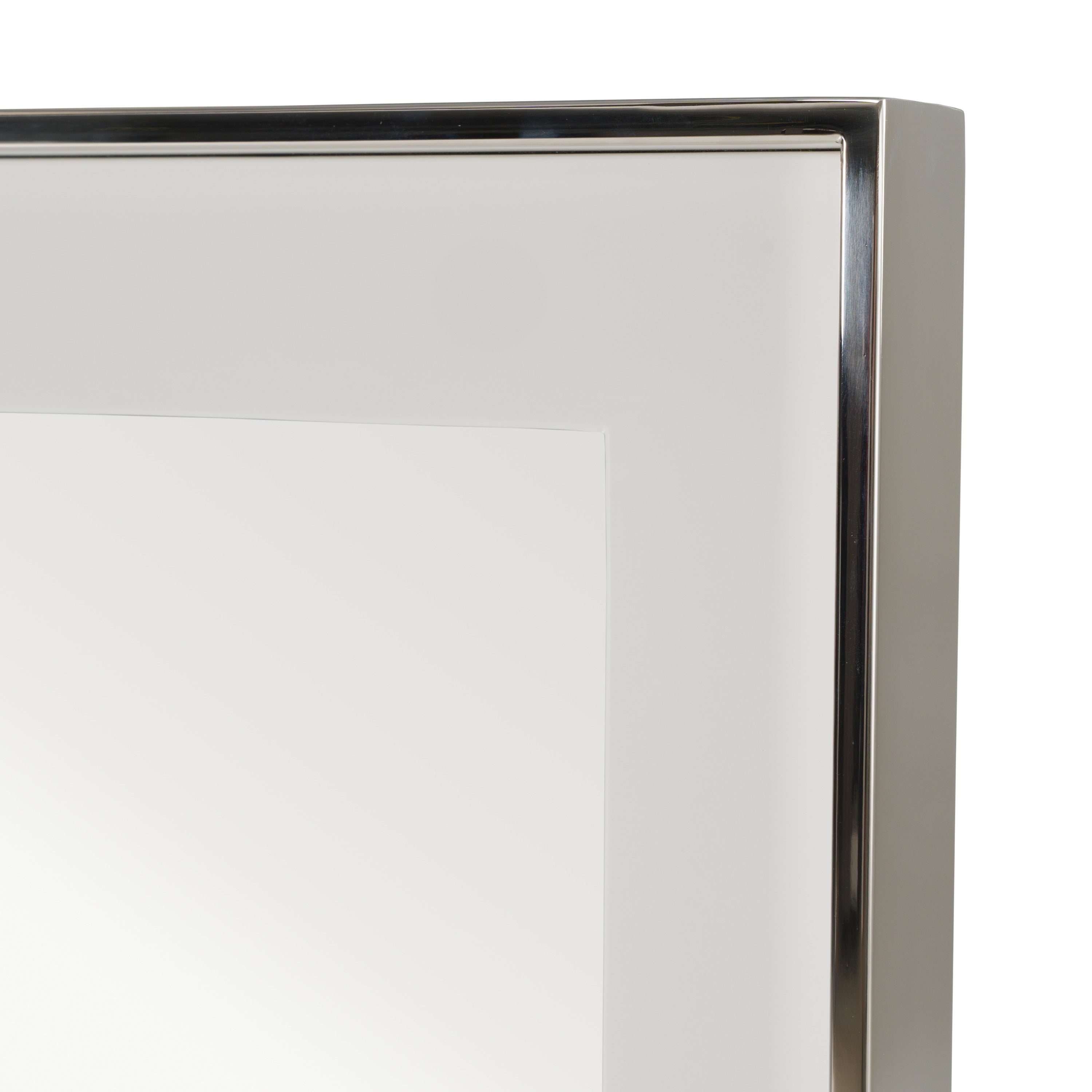 Cartier - Modern White & Stainless Steel Mirror - image 5