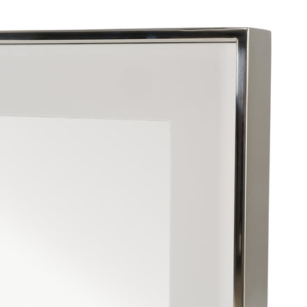 Cartier - Modern White & Stainless Steel Mirror - image 5