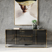 Cartier Modern Black & Rosegold Buffet
