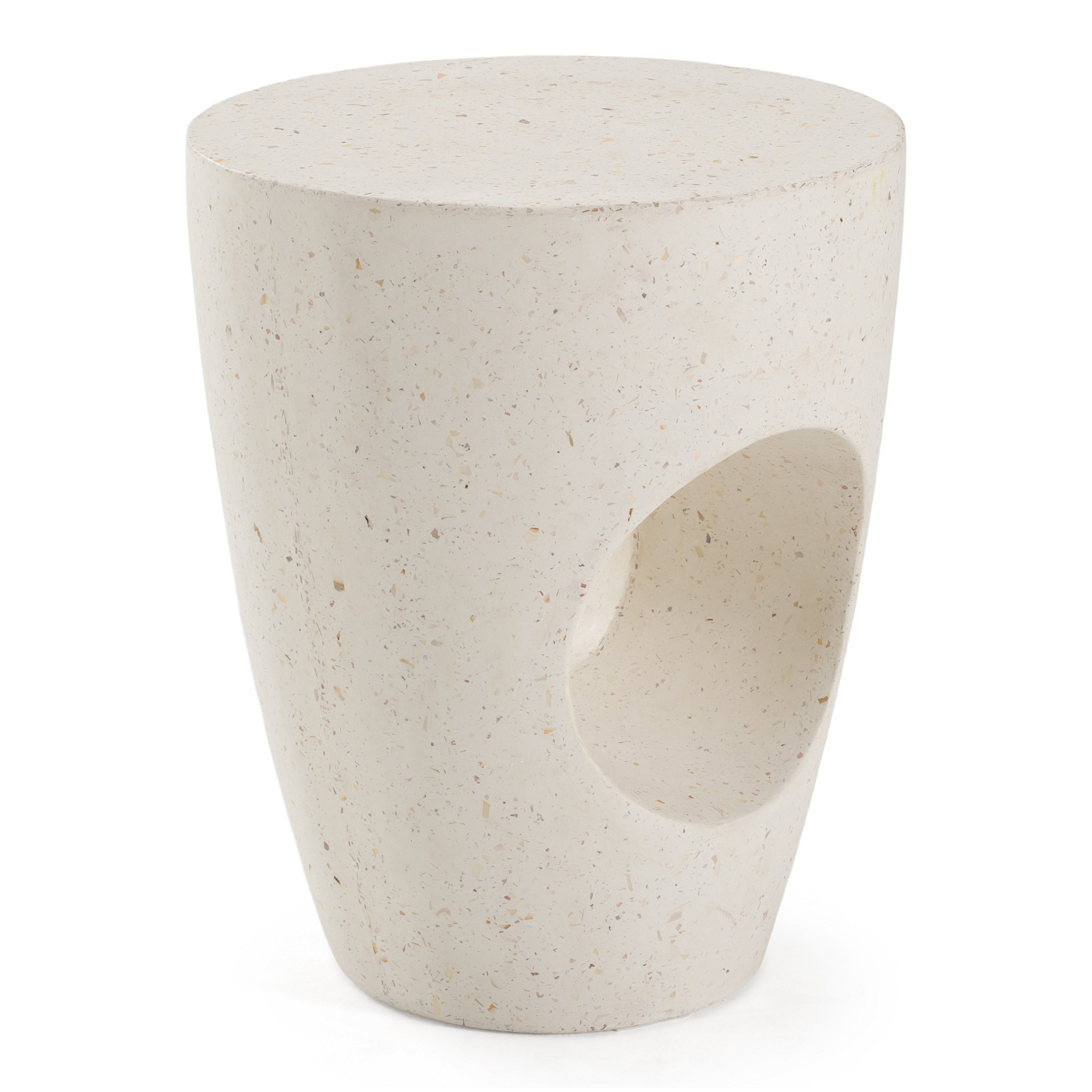 Carville - Modern Terrazzo Concrete Dining Stool - image 5