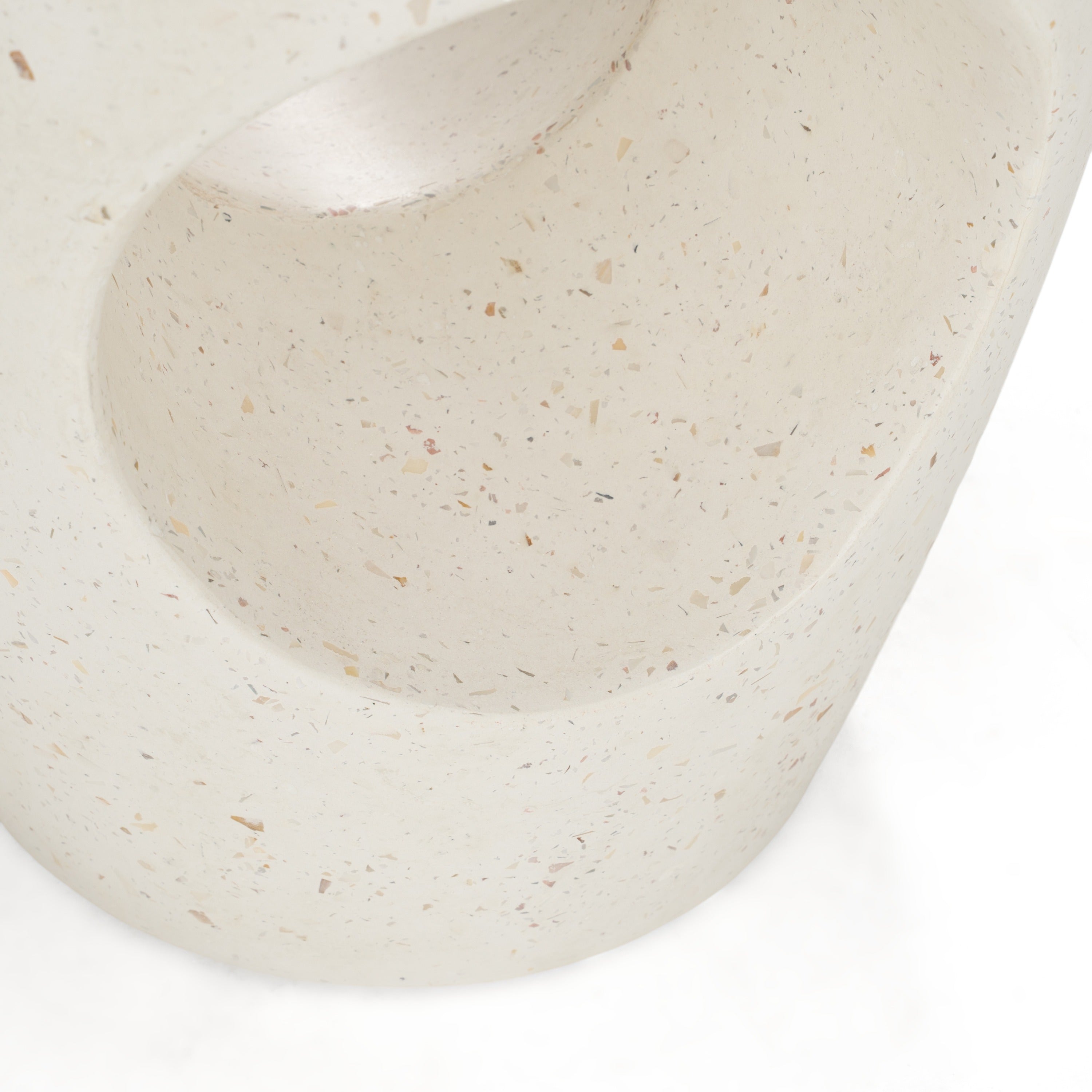 Carville - Modern Terrazzo Concrete Dining Stool - image 3