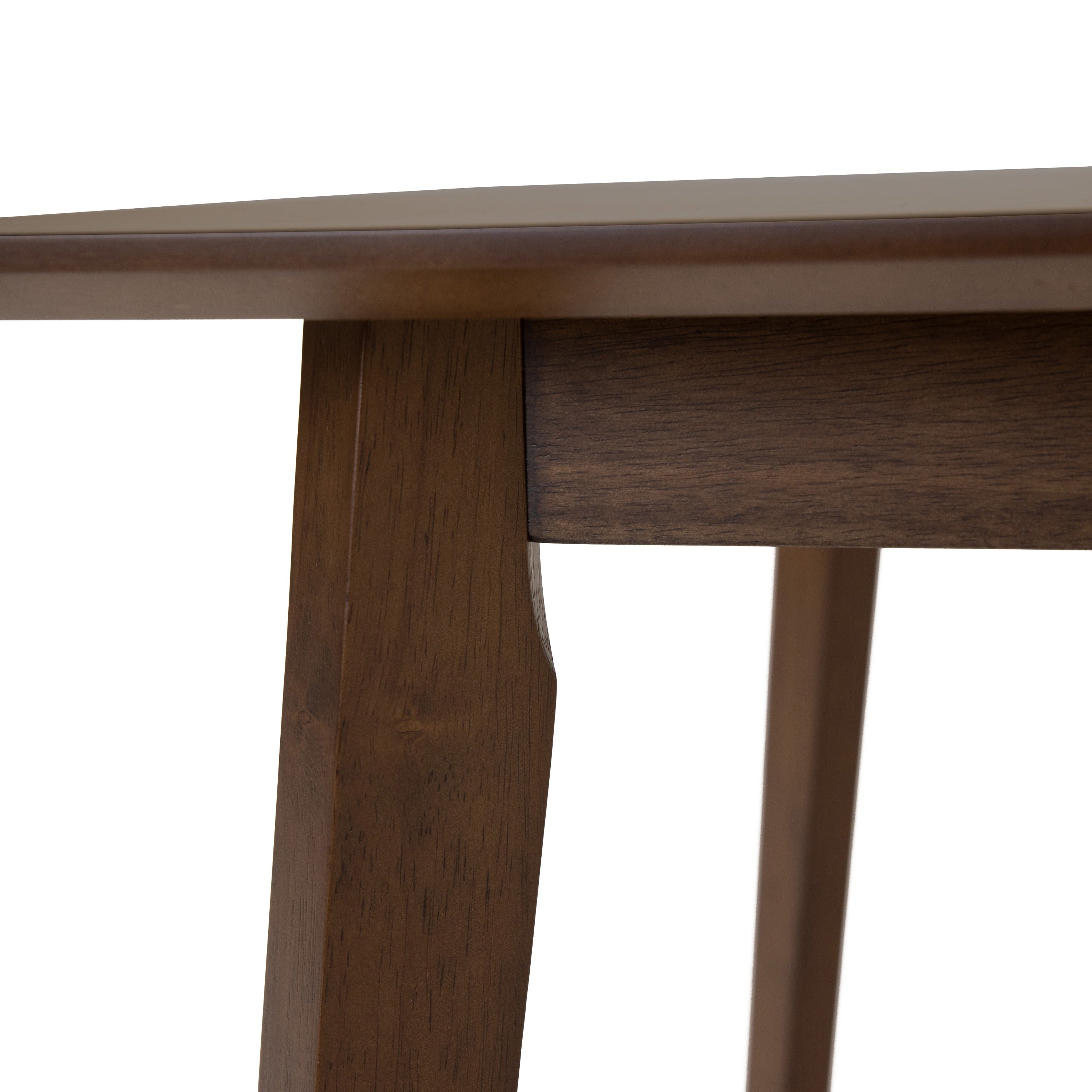 Castillo + Jordan - Modern Grey Fabric + Walnut 6-Piece Dining Set - image 4