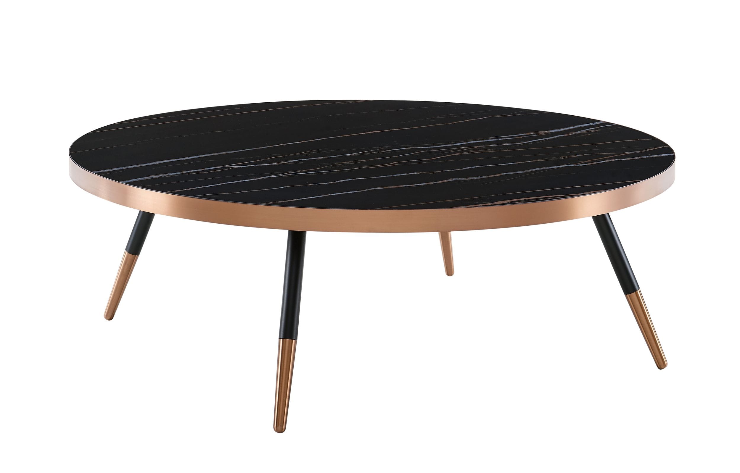 Cayson - Modern Black Ceramic Coffee Table