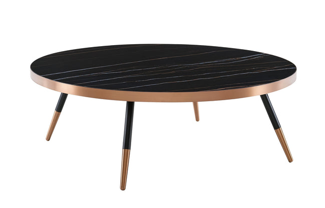 Cayson - Modern Black Ceramic Coffee Table