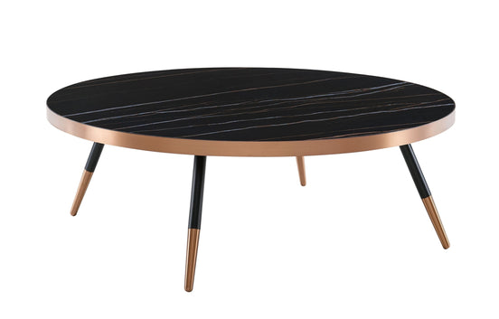 Cayson - Modern Black Ceramic Coffee Table