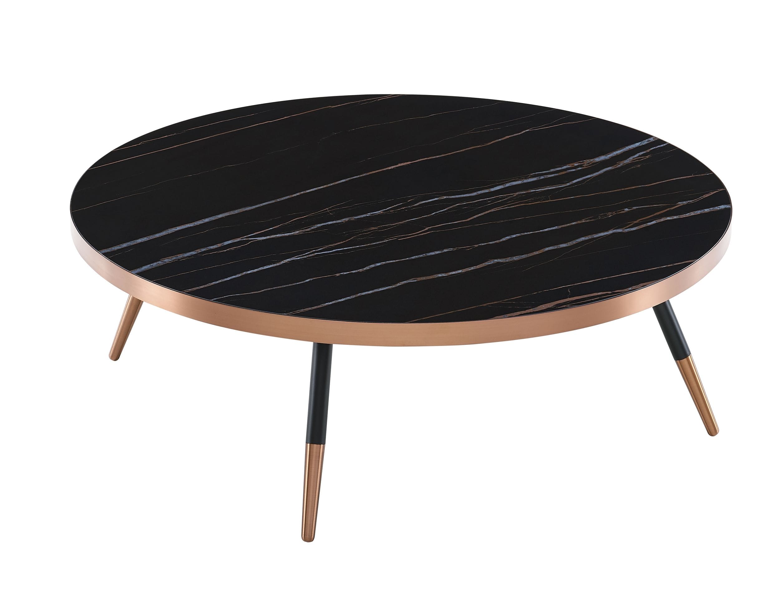 Cayson - Modern Black Ceramic Coffee Table - image 2