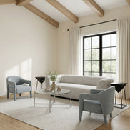Vetro Coffee Table Silver