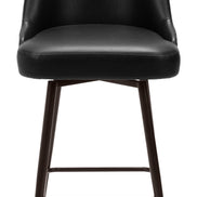 Keppel Swivel Counter Stool Black & Bronze
