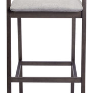 Troy Barstool (Set of 2) Dove Gray & Espresso