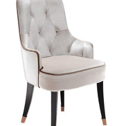 Larissa Modern Cream Dining Chair - image 5