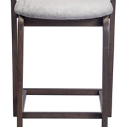 Troy Counter Stool (Set of 2) Dove Gray & Espresso